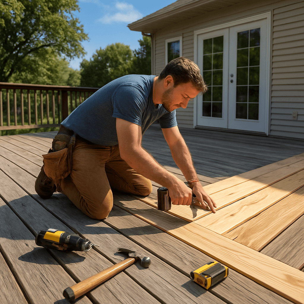 Professional deck repair in South Haven MN by Finesse Carpentry